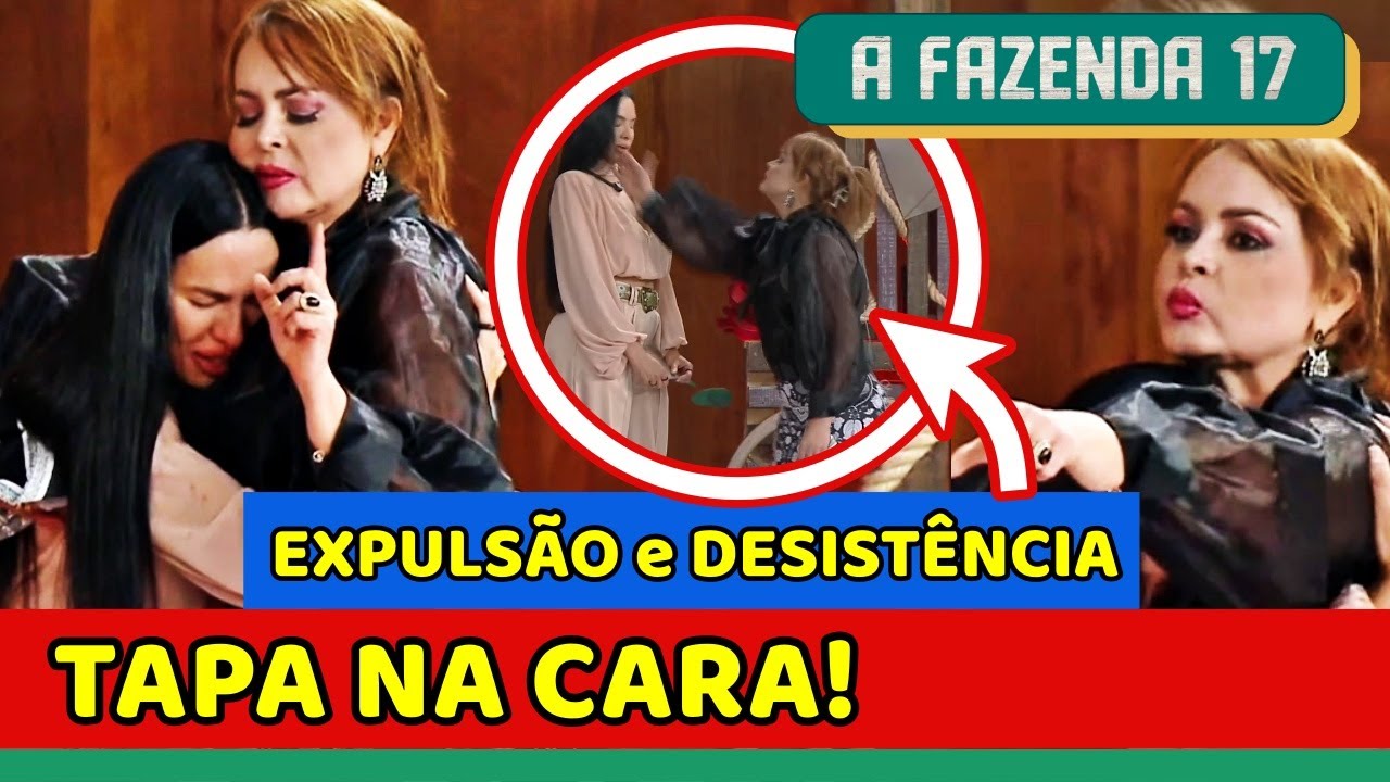 🔴A Fazenda 17: AGORA: Usurpadora DÁ TAPA NA CARA de Tamires, DESISTE e RECORD CRAVA EXPULSÃO
