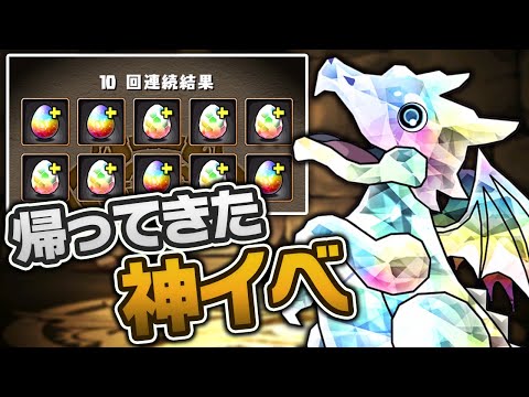 1年ぶりの最大50連無料スーパーゴッドフェスで◯◯連！？【【パズドラ】
