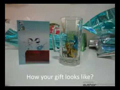 Gift wrapping at vouchersmate for gifts to India - YouTube