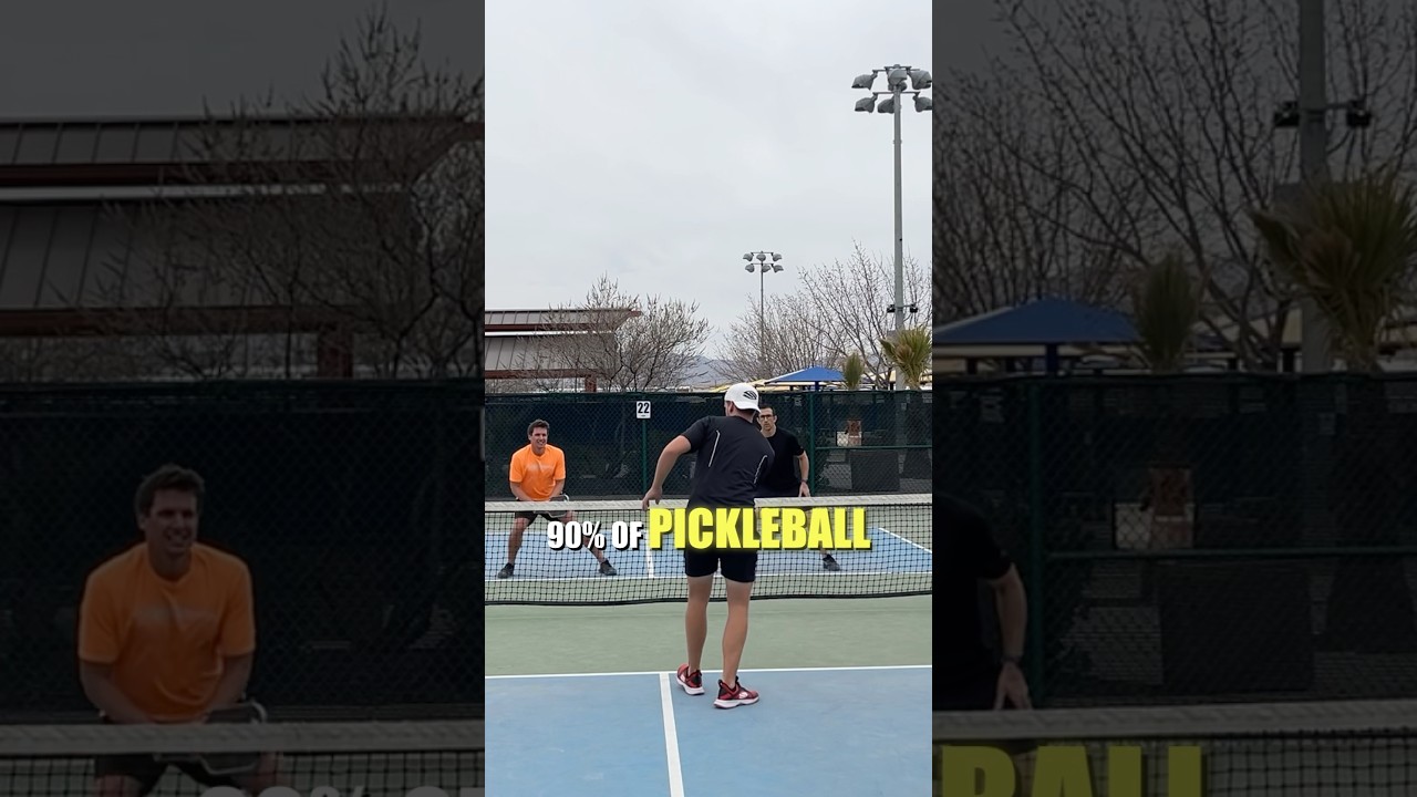 10% of pickleball is winners and 90% is consistency.