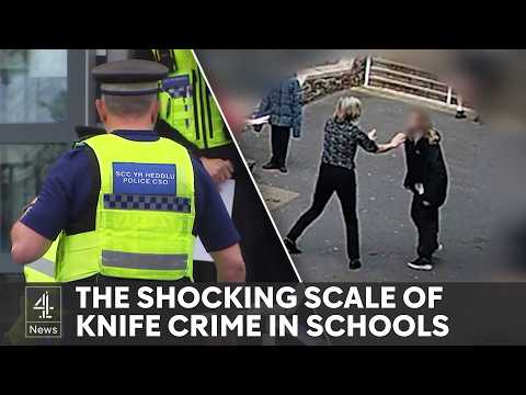 Knife crime: 150 attacks at schools in England and Wales