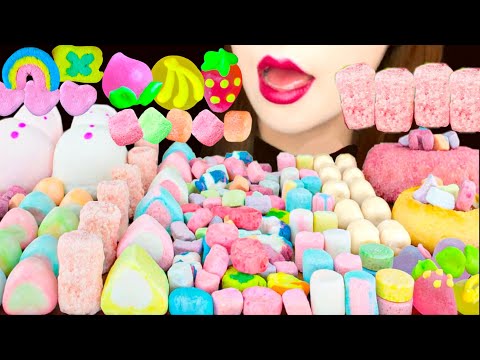 サクサクマシュマロ🌈 【ASMR】【咀嚼音 】MUKBANG 먹방 食べる音 EATING SOUNDS NO TALKING