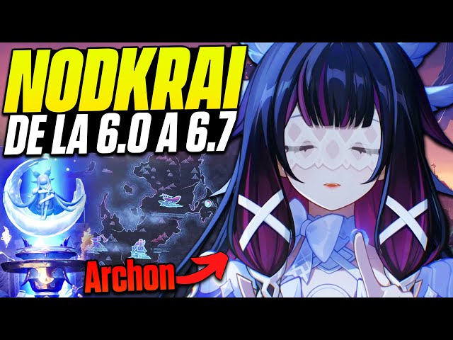 TOUT SUR NOD-KRAI ! Carte, Archon et PERSOS 6.0 à 6.7 (Date, Élément et Rôle) | Genshin Impact