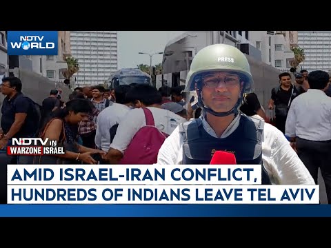 Israel Iran Conflict | Amid Israel-Iran Conflict, Hundreds Of Indians Leave Tel Aviv