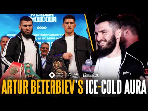 Artur beterbiev shows off ice-cold aura as he closes in on undisputed dmitry bivol showdown 👑 🥶
