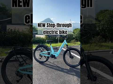 New step-through electric bike, and all in blue! #frey #newbikeday #stepthrough#commuterbike#