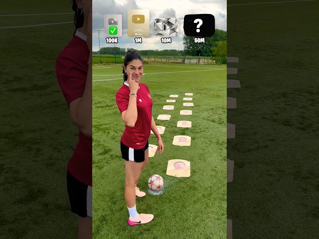 Football With Play Buttons ▶️⚽️ #roadto50million