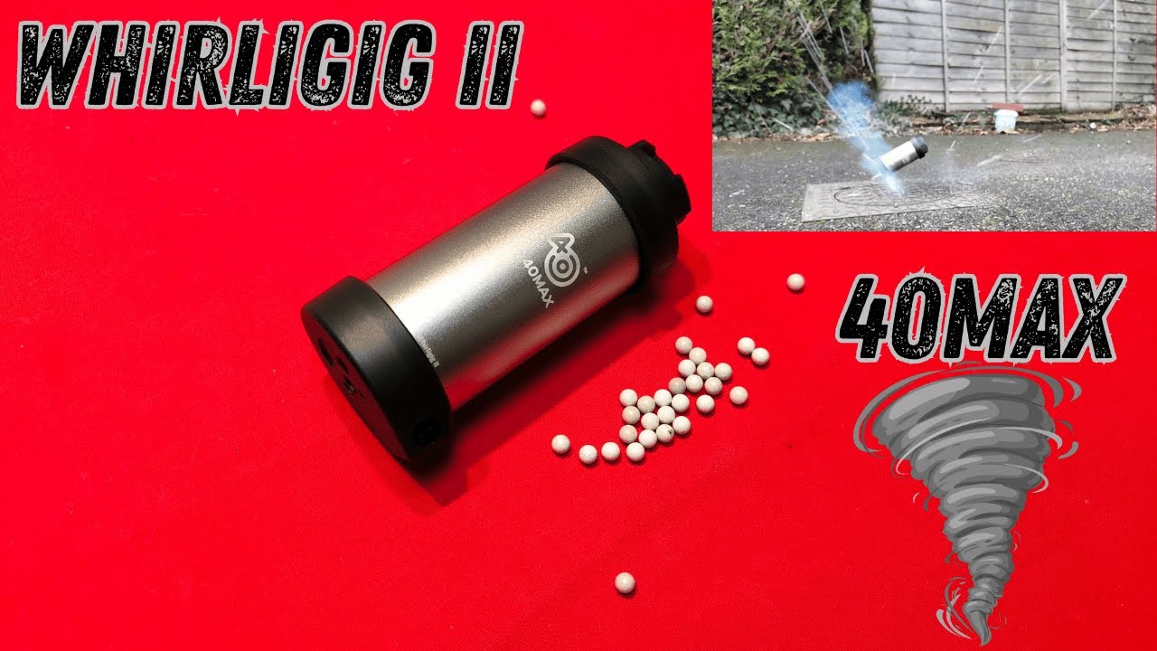 Airsoft - 40MAX - Grenade à billes Whirligig II [French]