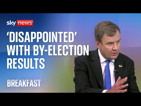 Conservative party chairman 'disappointed' with by-election results