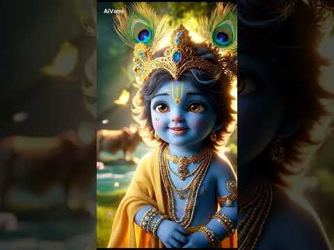 “Vrindavan ka wo pal… jahan bas शांति और श्रीकृष्ण थे 💫”