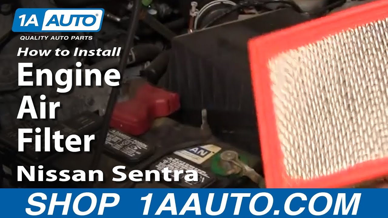 Nissan sentra air filter change #10