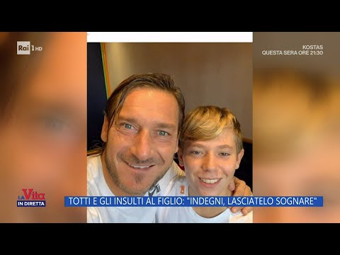 Insulti a Cristian Totti, la difesa del padre - La vita in diretta 12/09/2024