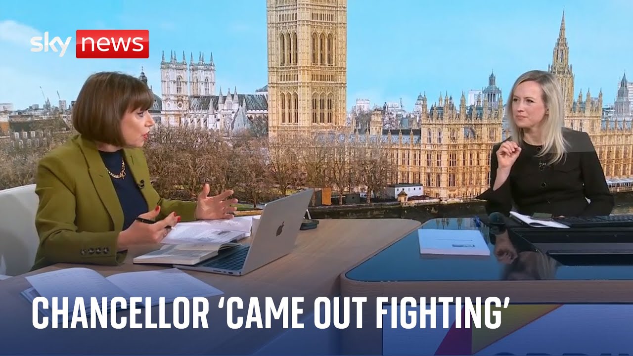 Sky's Beth Rigby reflects on chancellor's 'intensely political performance'