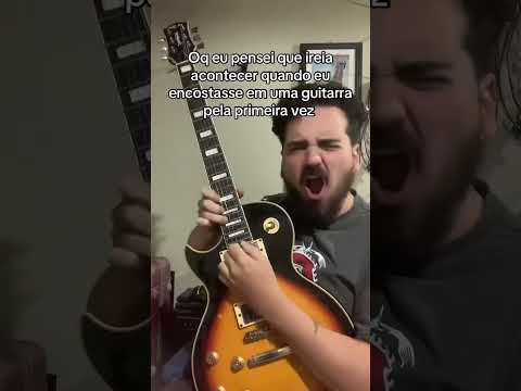 A expectativa de todos kkkkk #guitar #musicos #musica #guitarmeme #guitarra #guitarrista #viral