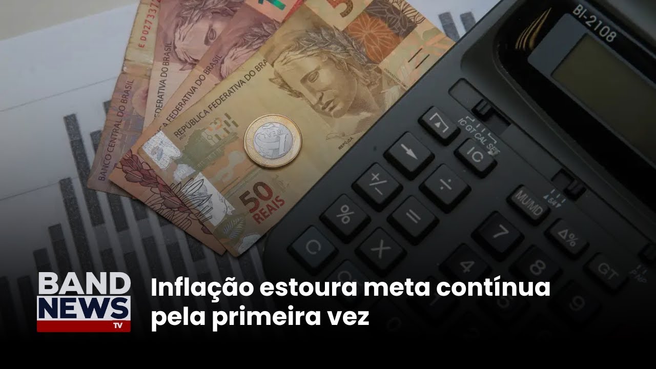 Inflação estoura meta contínua pela primeira vez com alta de 024 em junho | BandNews TV