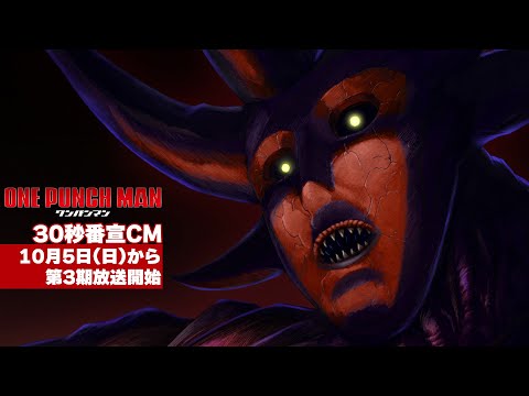 アニメ『ワンパンマン』第3期 番宣CM30秒