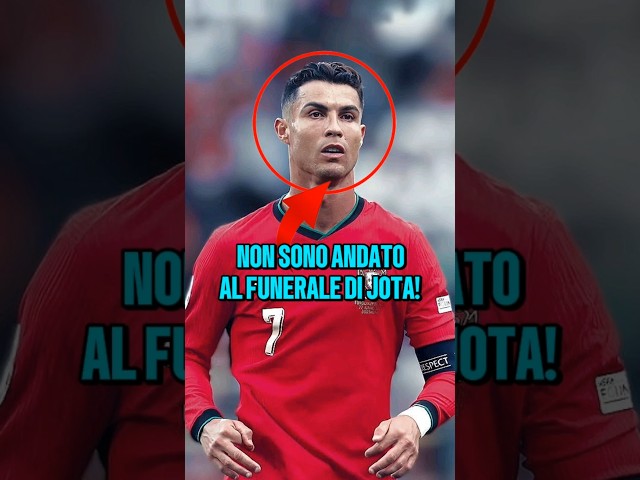 Perché Ronaldo non era presente al funerale di Jota😢💔
