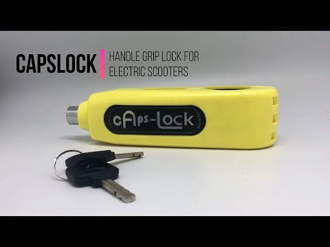CAPSLOCK handle grip lock for electric scooter | MOBOT