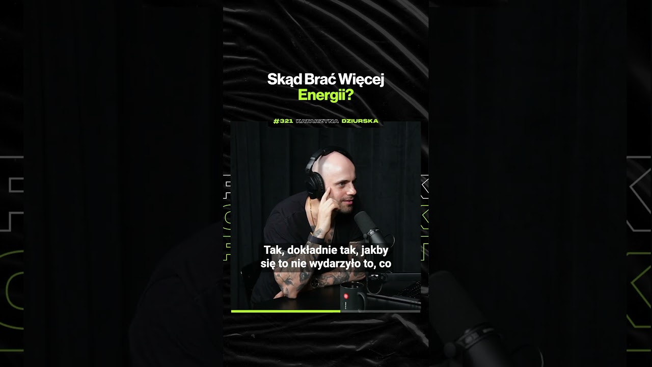 Skąd Brać Więcej Energii – ft. @Kasia.Dziurska (premiera w niedzielę o 19:00)