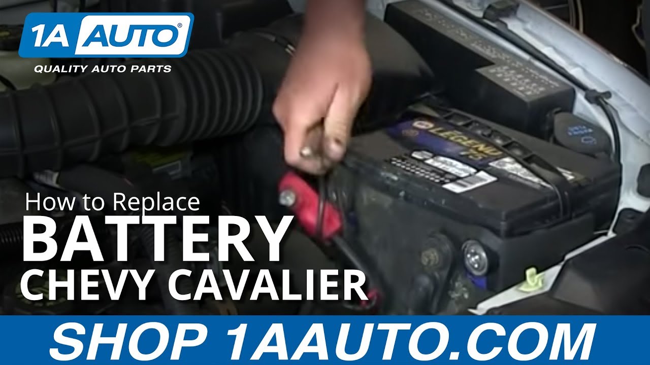 How To Install Replace Dead Battery 1995-05 Chevy Cavalier ... wiring diagram for 1997 chevy lumina 