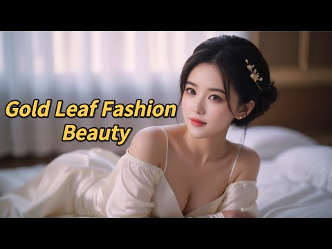 [AI Journey] Gold Leaf Fashion Beauty   #AIJourney #GoldLeaf #Beauty