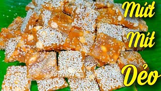 MỨT MÍT DẺO/ Cách làm MỨT MÍT ĐẬU PHỘNG DẺO Mềm Chua Chua Ngọt Ngọt/Mứt Ngon Ngày Tết Cực kì Ngon.