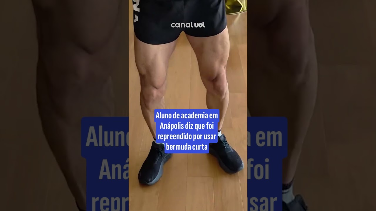 Aluno de academia em Anápolis diz que foi repreendido por usar shorts curto e cancela matrícula