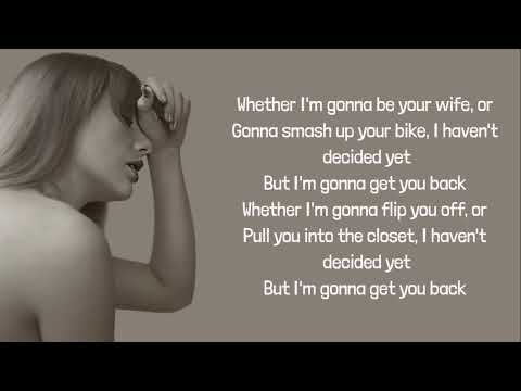 Taylor Swift - imgonnagetyouback lyrics
