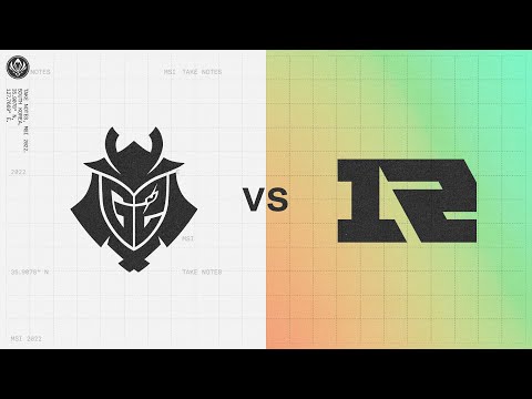 G2 vs RNG｜2022 Mid-Season Invitational Rumble Stage Day 1 Game 4