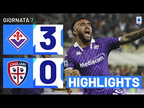 Fiorentina-Cagliari 3-0 | La Viola è terza in classifica: Gol e Highlights | Serie A TIM 2023/24