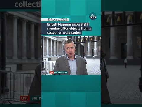 A staff member’s been sacked from the #britishmuseum after objects from a collection were stolen