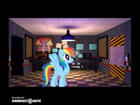 Freddy Fazbear pizza Rainbow Dash! So Cute Musica Movil 