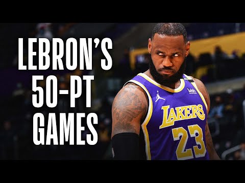 LeBron x L.A.  Two 50-PT Games For The Lakers! video clip