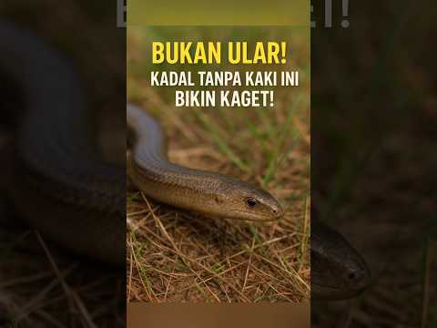 “Kamu Pasti Salah Kira! Ini Bukan Ular, Tapi Kadal Tak Berkaki!”#exploresatwaliar #faktaunik