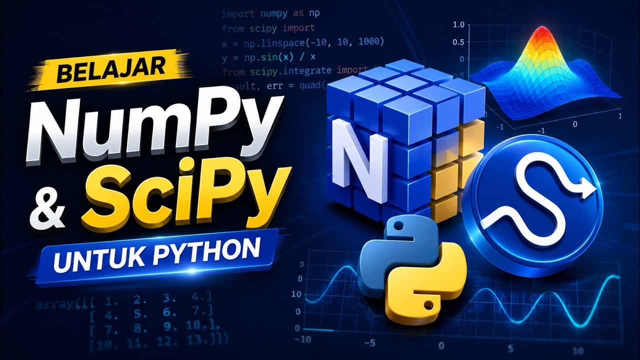 Belajar NumPy dan SciPy untuk Python