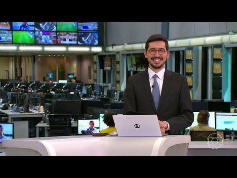 Trechos do Jornal Hoje com a estreia de Nilson Klava