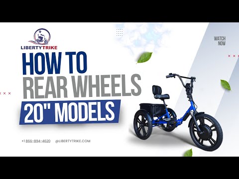 Installing Rear Wheels on Your 20-Inch Liberty Trike: Exclusive Tutorial