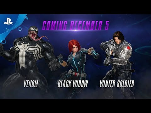 Marvel vs. Capcom: Infinite ? Winter Soldier, Black Widow and Venom Gameplay | PS4