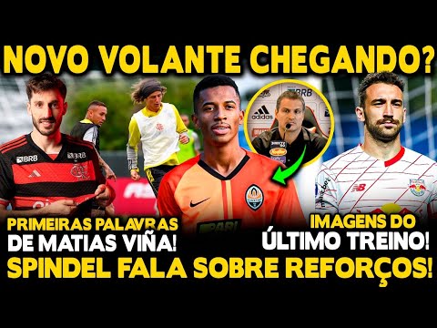 VOLANTE DA LAZIO NO FLA? SPINDEL ABRE JOGO SOBRE REFORÇOS! PRIMEIRAS PALAVRAS DE VIÑA! ÚLTIMO TREINO