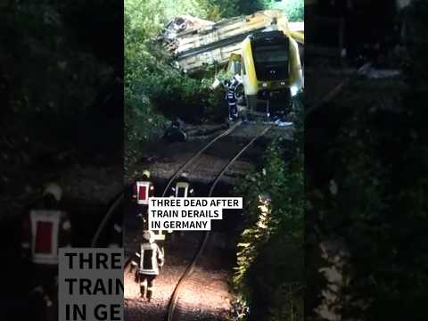 Three dead, several injured after train derails in Germany