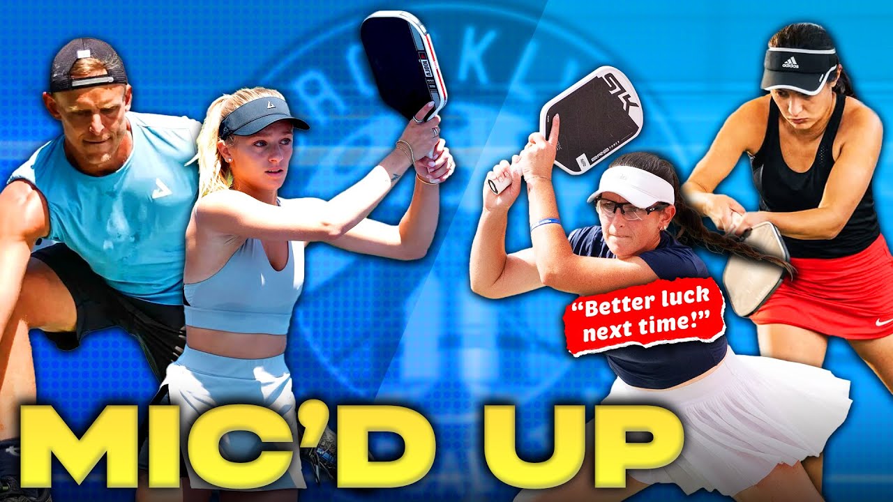What Major League Pickleball Pros Really Say During Matches! | Mic'd Up Exhibition