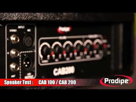 Speaker Test: CAB100 / CAB200