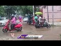 Students Troubled by Overflowing Manhole in Hayathnagar | V6 News  - 03:05 min - News - Video