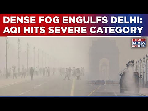 Delhi Air Emergency: Pollution Peaks, Dense Fog Blankets Capital | AQI Slips To 391 | English News