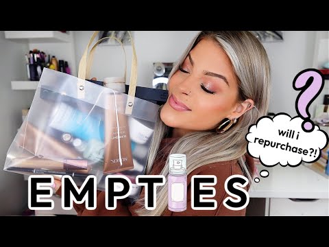 product EMPTIES!! everything  I've used up recently and will I repurchase....