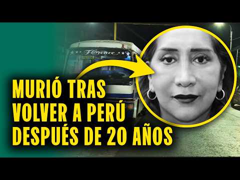 Identifican al chofer que huyó tras atropellar violentamente a mujer que volvió a Perú tras 20 años