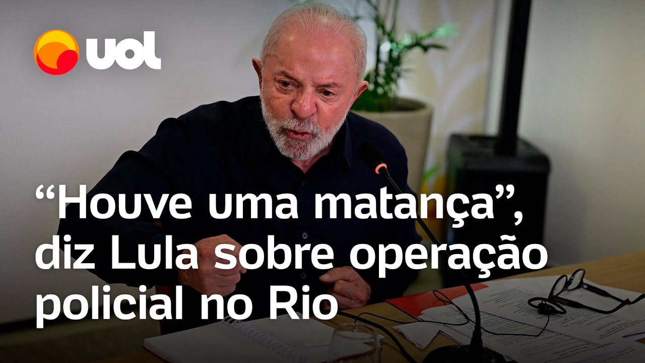 Lula cobra investigação independente sobre operação policial no Rio Houve uma matança TV Online Lula cobra investigação independente sobre operação policial no Rio Houve uma matança