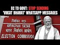 Election Commission Of India Asks Centre To Stop Sending Viksit Bharat Messages