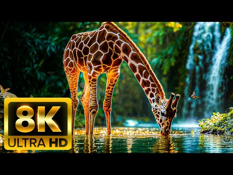 WILDLIFE PARADISE 8K (60FPS) Ultra HD | A World of Colorful Animals