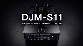 Pioneer DJ DJM-S11 2-Channel Serato DJ Pro / rekordbox Mixer in action - learn more